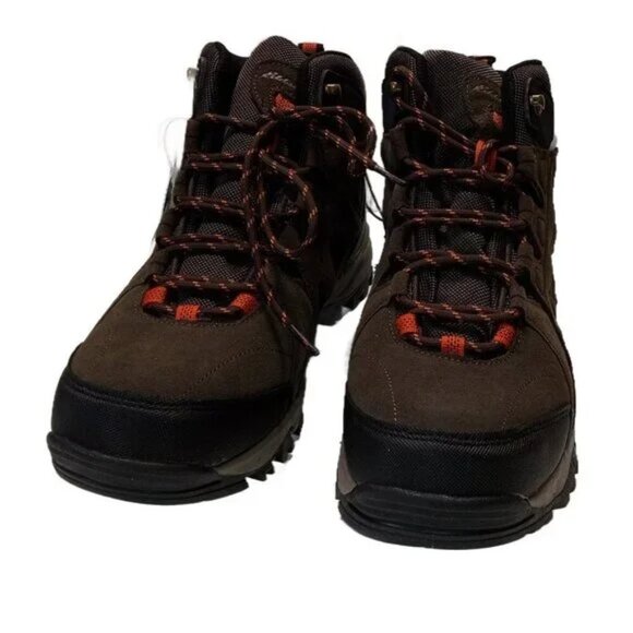 NWT Eddie Bauer Mens Waterproof Leather Upper Boot Harrison Size 12 & 13 - Picture 1 of 9
